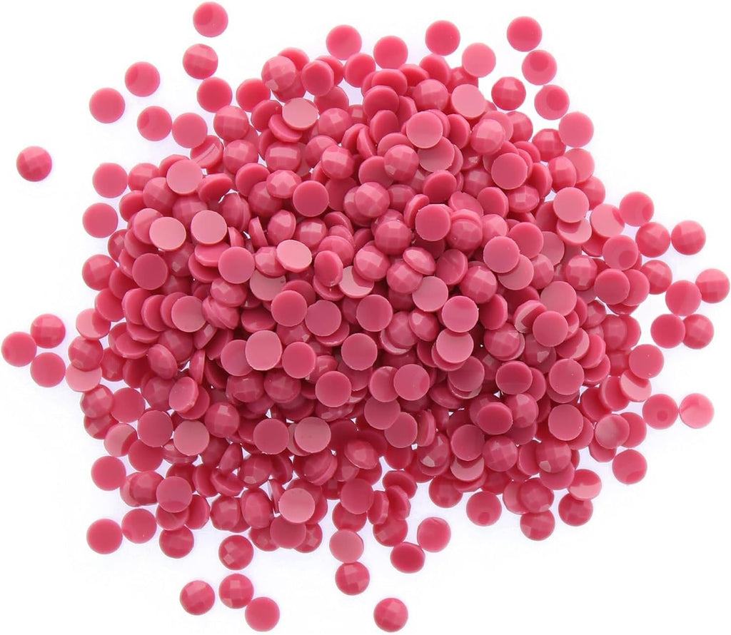 Diamon Dot 2.8M 12 Cylinde Fuschi Freestyl Diamon Paintin Beads Diamon Ar Beads Replacemen Drills Loos Gem fo DI Craft an Ar Projects