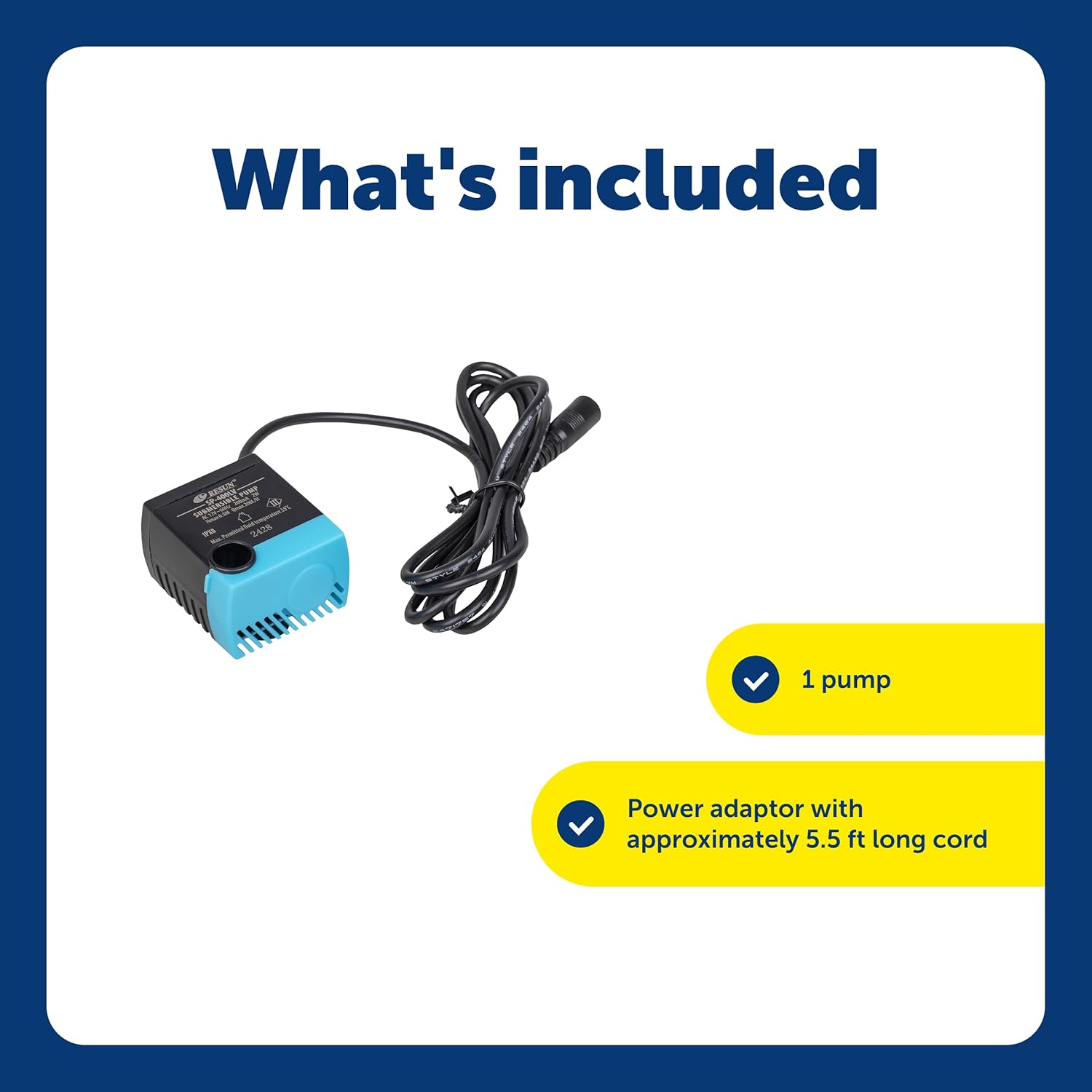 PetSaf Replacemen Pump Submersible Quie Operation Compatibl wit Drinkwel Ceramic Stainles Steel 36 Pe Wate Fountain (PAC00-13206)