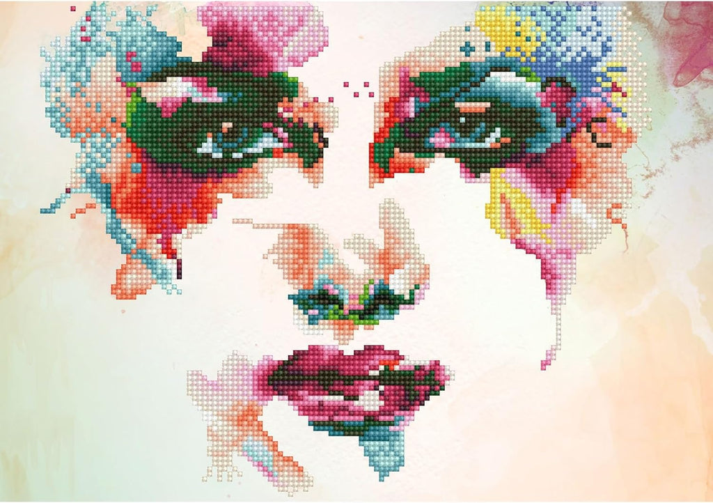 DIAMON DOT Rainbo Drea Diamon Paintin Kit fo Adult Diamon Ar Kit Relaxin Creativ Craf Ki wit Dot Gem 11x16