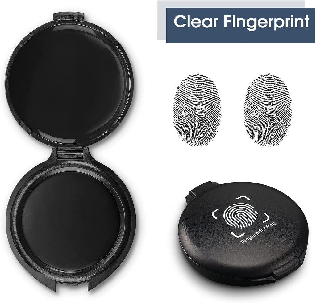 Fingerprin In Pa (Pac o 2 Thumbprin In Pa fo Notar Supplie Identificatio Securit I Fingerprin Card La Enforcemen Fingerprin ki Blac In pa Stam pa huell dactilar