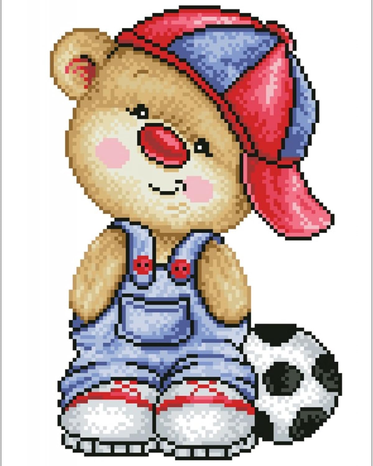 DIAMON DOT Let Pla wit Fram Bea Diamon Paintin Kit fo Adult Diamon Ar Kit Relaxin Creativ Craf Ki wit Dot Gem 14inchx10.9inch