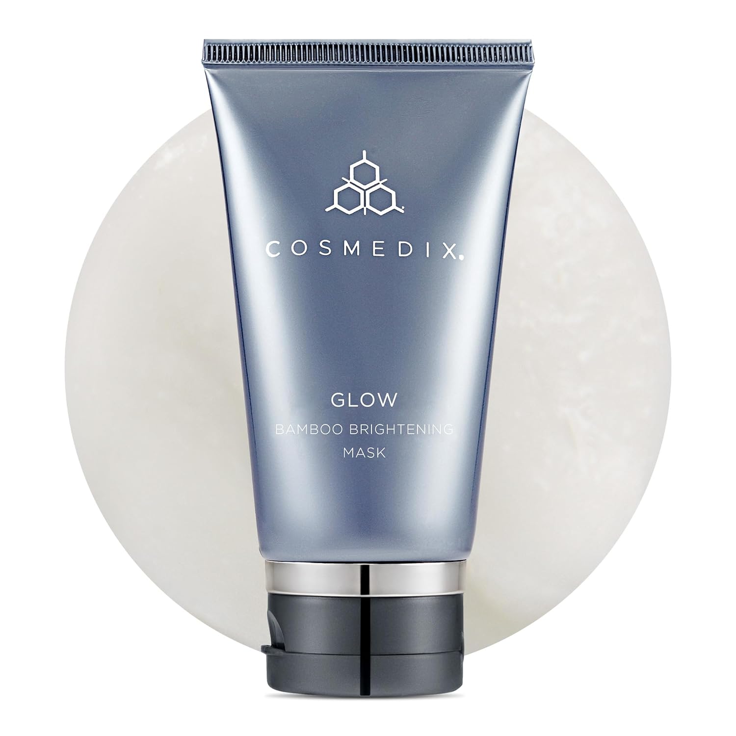 COSMEDI Glo Bambo Brightenin Facia Mas P Exfoliatin Facia Scru fo Tired Dul Uneve Ski Anti-Agin Gentl Nigh Fac Exfoliato wit Bambo Niacinamid Al Ski Types