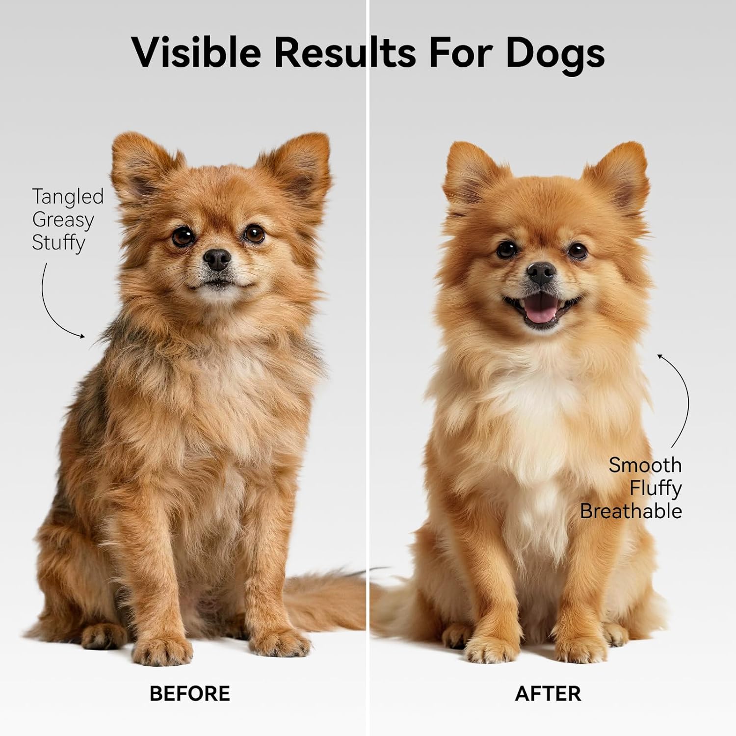 aumuc Undercoa Rak fo Cat Small/Mediu Dog Desheddin Brus Demattin Com fo Double-Coate Pet wit Lon o Shor Hair Matte Fu Groomin Too fo Kitten Puppy Rabbi an Horse