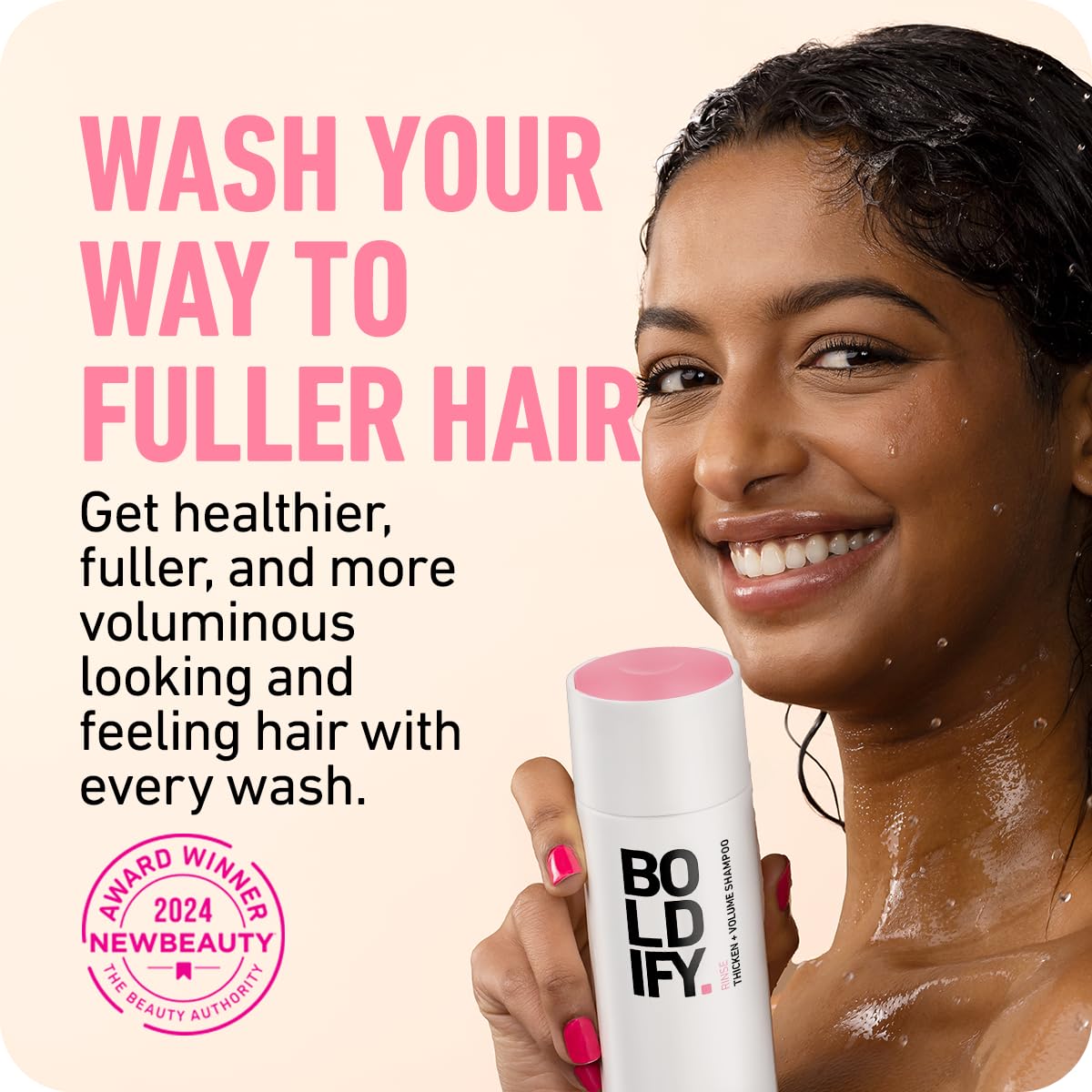 BOLDIF Thickenin Shampo Ric Wate fo Thinnin an Oil Hai Volumizin Shampo fo Fin Hair Weightlessl Remove Exces Oi 8oz