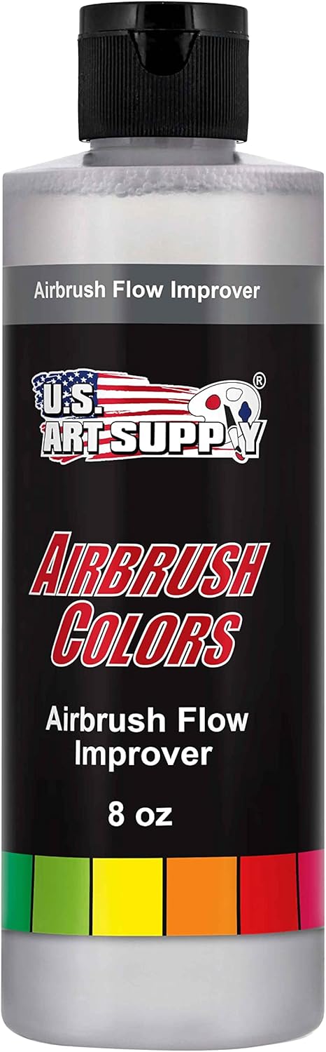 U.S Ar Suppl Airbrus Flo Improver 8-Ounc Bottl Additiv t ImpAcryli Pain Flow Reduc Clogs Pain Wetting Dr Needl Tips Sprayin Performance Thinne Artist Hobbyis Tool