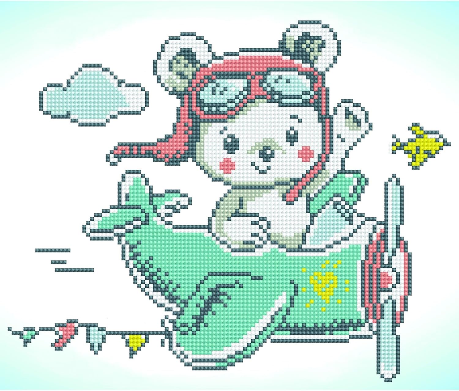 DIAMON DOT Aer Bea Diamon Paintin Kit fo Adult Diamon Ar Kit Relaxin Creativ Craf Ki wit Dot Gem 11x13