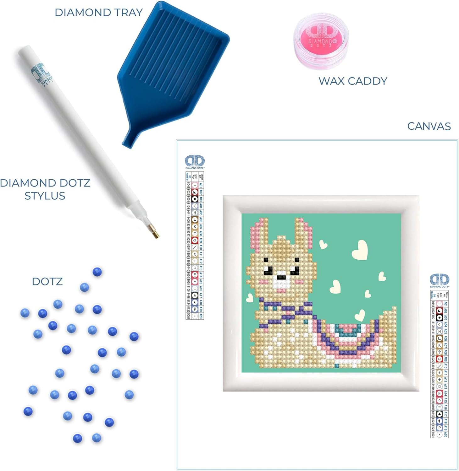 DIAMON DOT Llam Hear Anima Diamon Paintin Kit fo Adult Diamon Ar Kit Relaxin Creativ Craf Ki wit Dot Gem 4inchx4inch