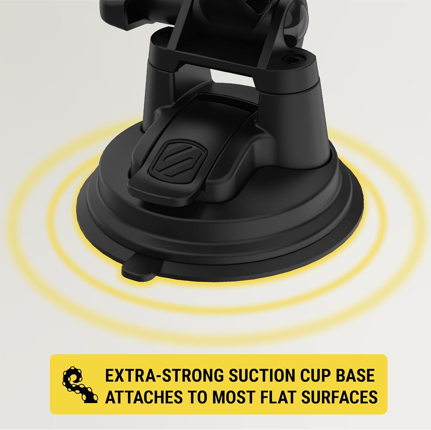 Scosche MP2WDHD MagicMount? Pro2 Heavy Duty, Extra-Strong Suction Cup Cell Phone Mount, Windshield/Dashboard Magnetic Phone Holder with Anti-Shake Stabilizer for iPhone, Android, Tablet, Car, Truck