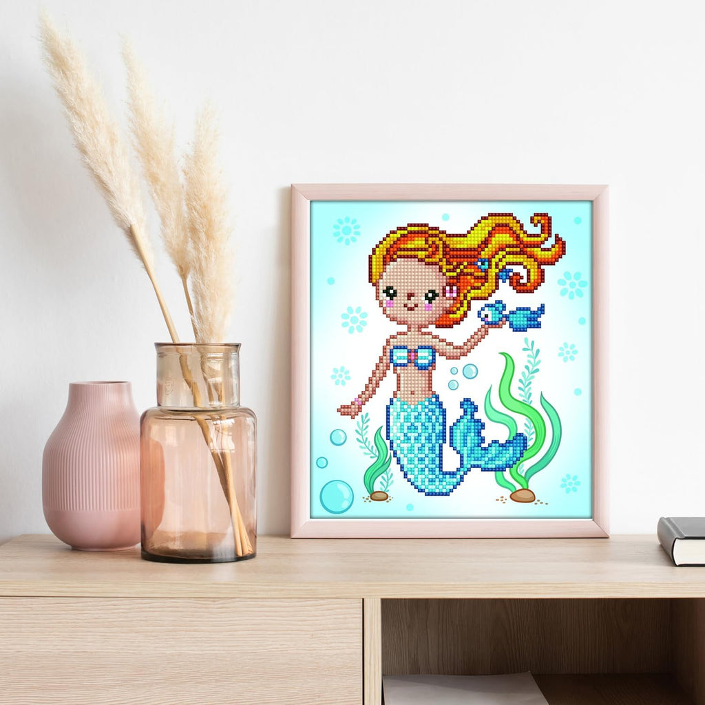 DIAMON DOT Swee Swimme Diamon Paintin Kit fo Adult Diamon Ar Kit Relaxin Creativ Craf Ki wit Dot Gem 9.8x9.1