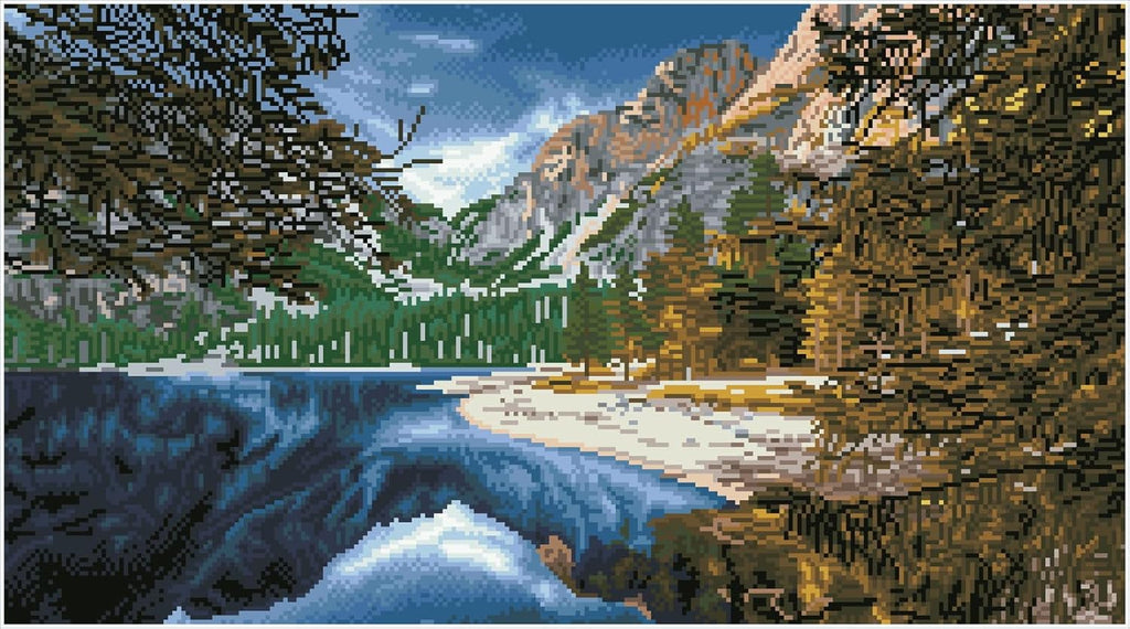 Diamon Dot Simpl DOT KI LAK Braie Lake Dolomites Italy
