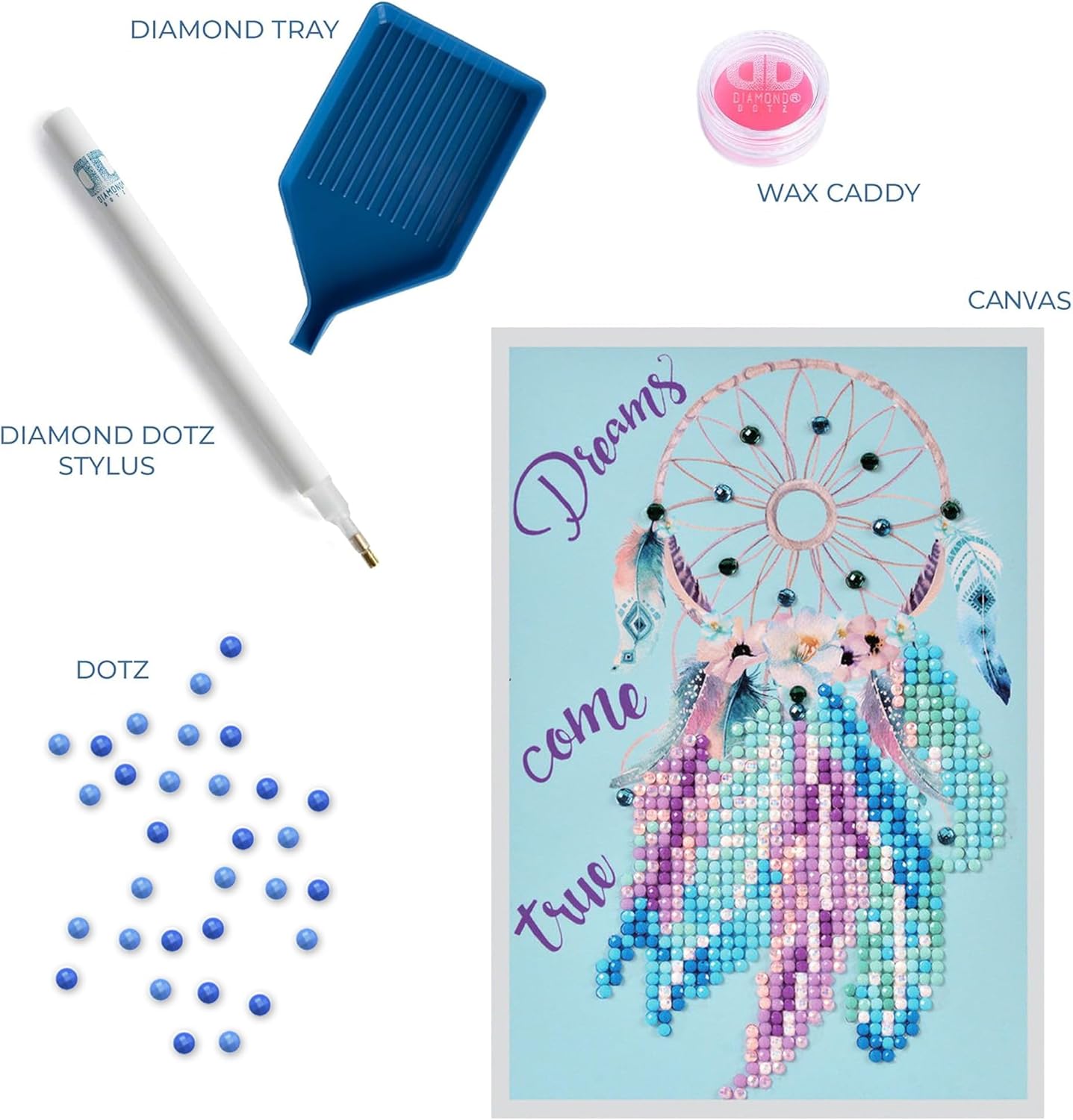 DIAMON DOT Dream Com Tru Diamon Ar Cards Handmad Diamon Paintin Card Kit Handmad Greetin Card Kit fo Than Yo Note an Specia Occasions