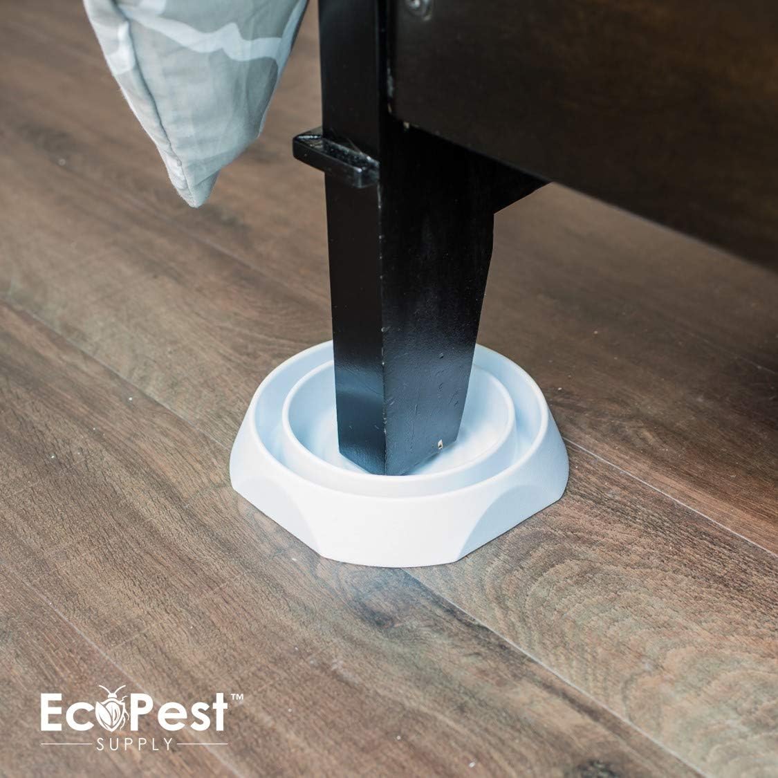 Bed Bug Interceptors ¨C 4 Pack | Bed Bug Blocker (Pro) Interceptor Traps (White) | Insect Trap, Monitor, and Detector for Bed Legs