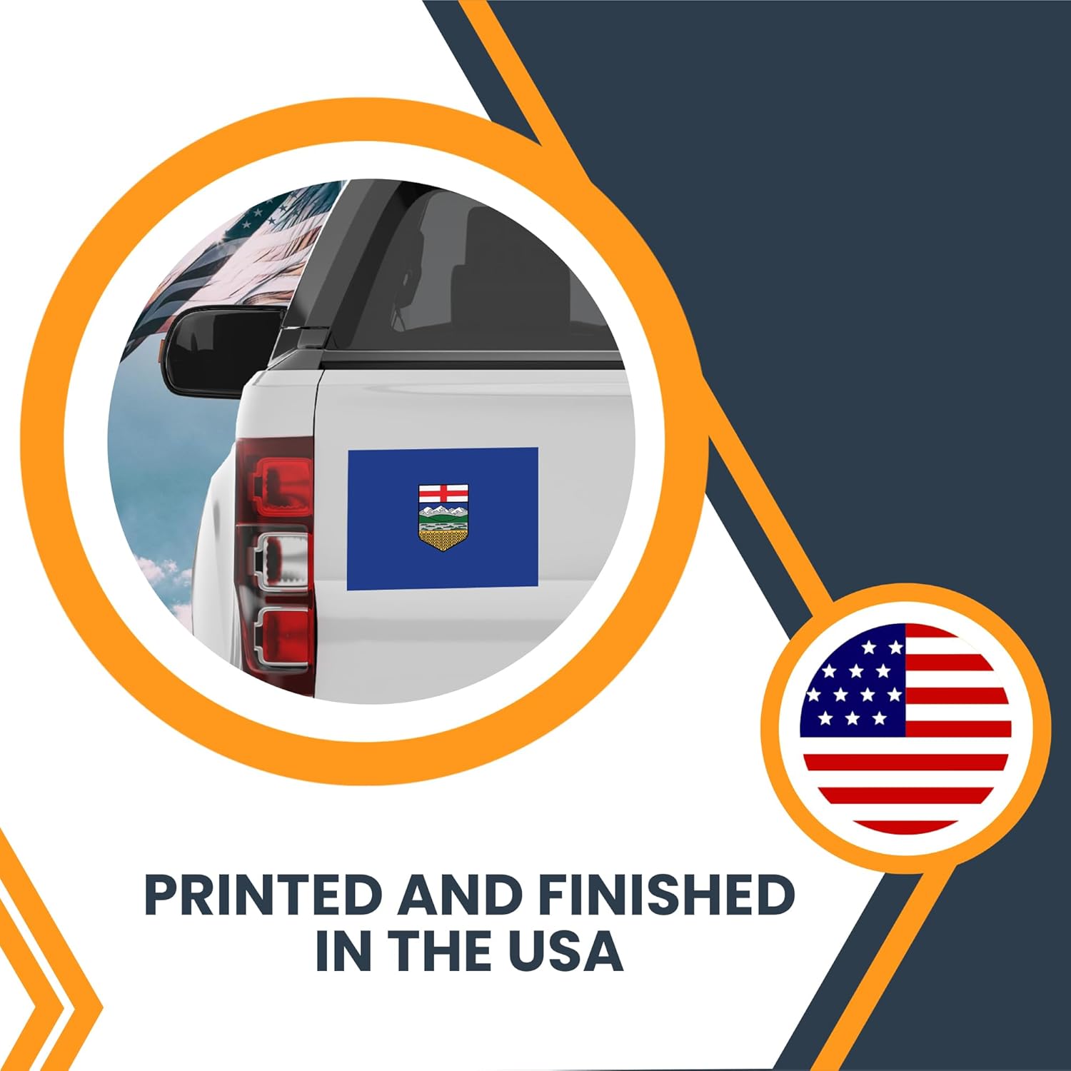 Magne M U Albert Fla Magnet 4x Inches Flexibl Magneti Decal Heav Dut Viny Magne fo Car Truck SUV Fridge Locker Canadia Provinc Souvenir Mad i USA