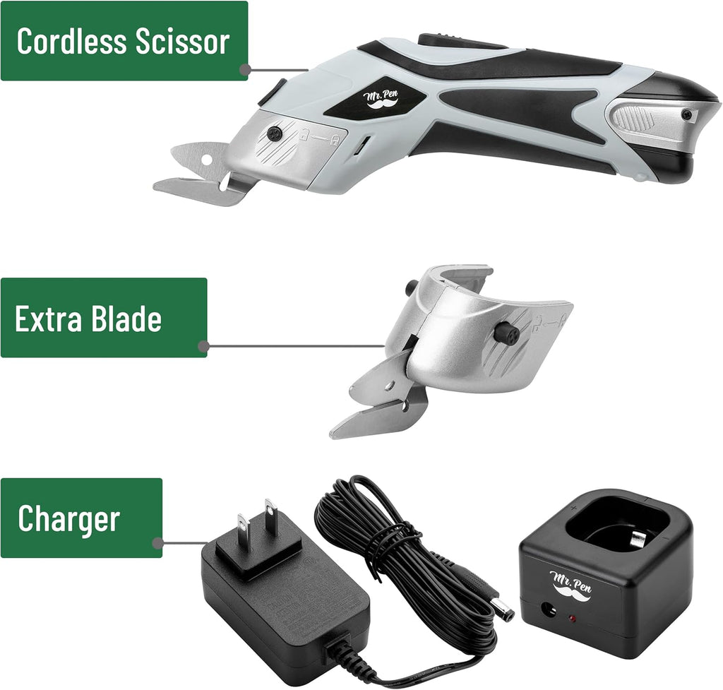 Electri Scissor an Measurin Tape