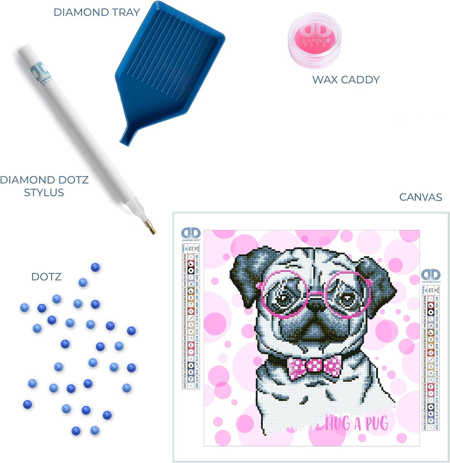 DIAMON DOT Hu Pu Diamon Paintin Kit fo Adult Diamon Ar Kit Relaxin Creativ Craf Ki wit Dot Gem 13.8x13.8