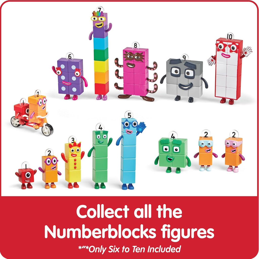 hand2min Numberblock Friend Si t Ten Actio Figur Set To Figure Playsets Smal Figurine fo Kids Countin Blocks Number fo Toddlers Mat Toys Kid Birthda Gifts?