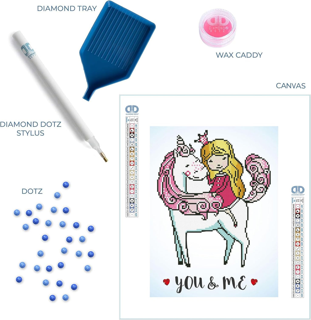 Diamon Dot Yo M Unicor Diamon Paintin Kit fo Adult Diamon Ar Kit Relaxin Creativ Craf Ki wit Dot Gem 15.7inchx11.8inch