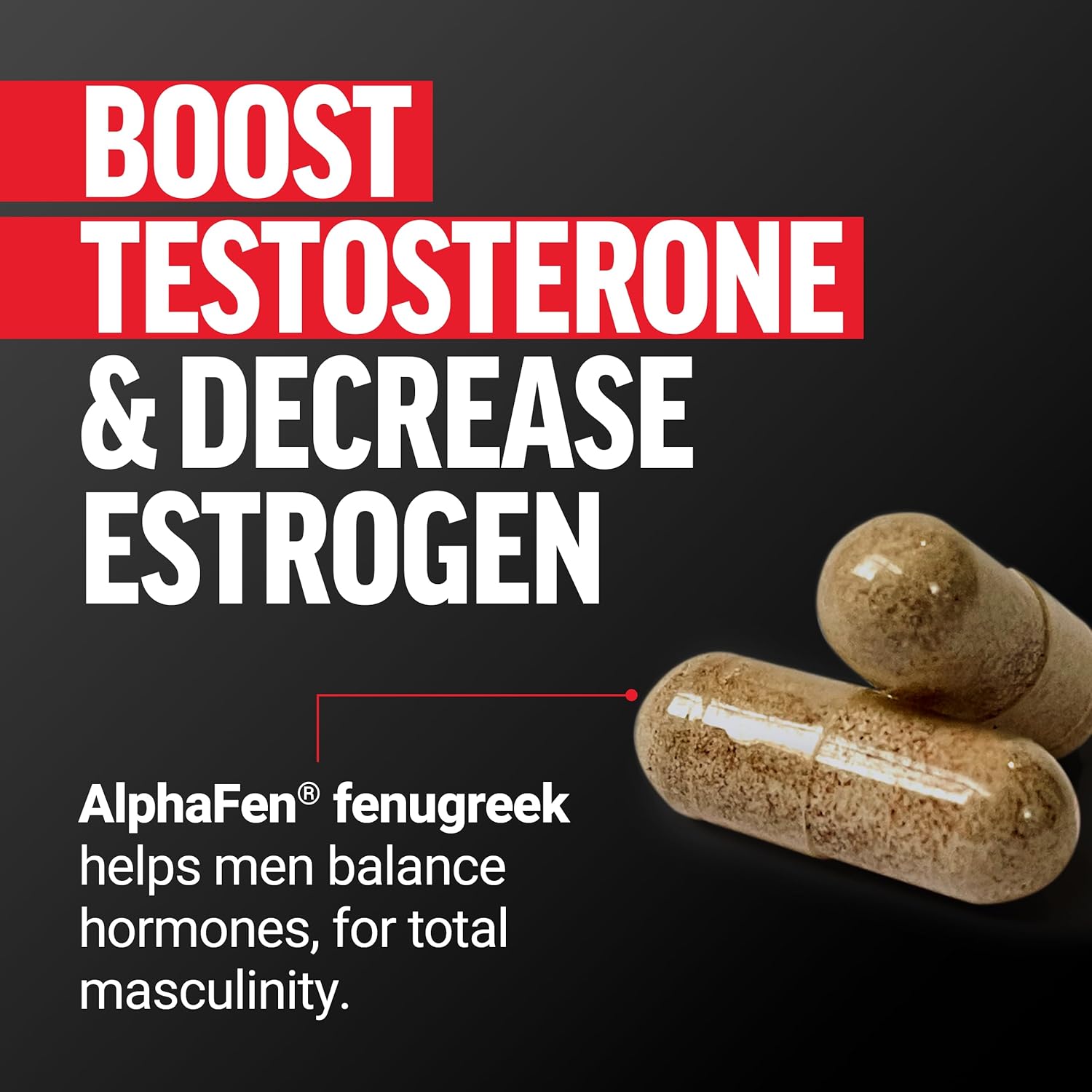 Forc Facto Alph Kin Immorta Tota Hormon Suppor Testosteron Booste fo Me wit Fenugree Seed Reduc Estrogen Buil Muscle Improv Strengt Enhanc Performance 18 Capsules