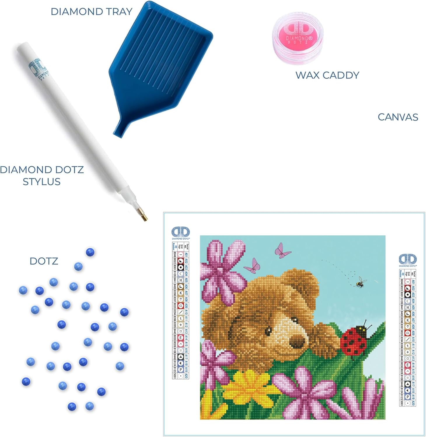 DIAMON DOT Hone Po Bea Hid See Anima Diamon Paintin Kit fo Adult Diamon Ar Kit Relaxin Creativ Craf Ki wit Dot Gem 12inchx12inch