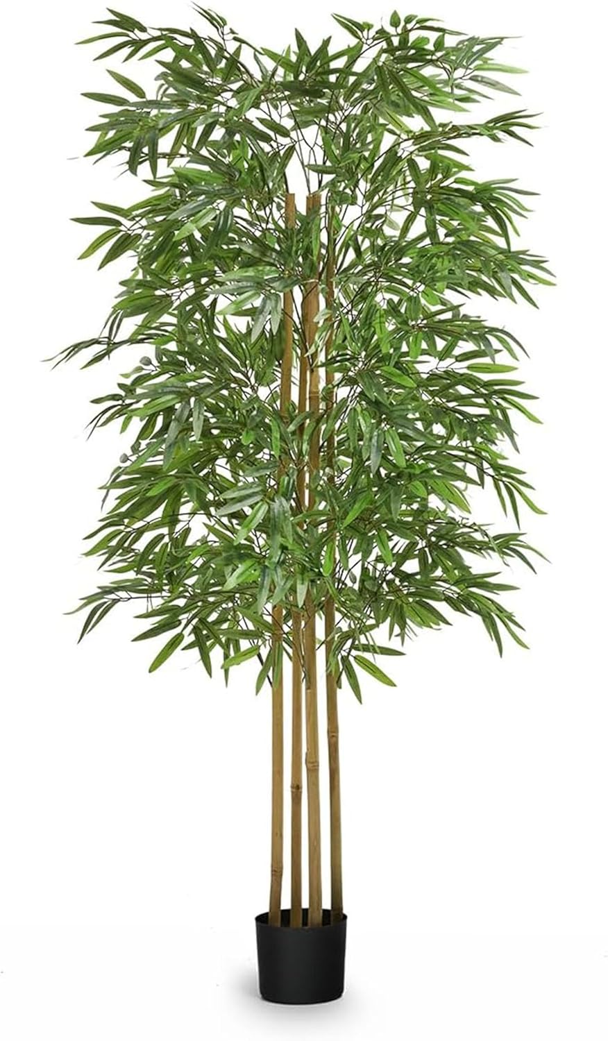 Maia Shop 5ft Artificial Bamboo Tree Plant for House, Apartment or Office ¨C Realistic Fake Indoor Plants for Living Room, Bedroom, Bathroom, Entryway or Patio ¨C Faux Greenery for Home D¨¦cor