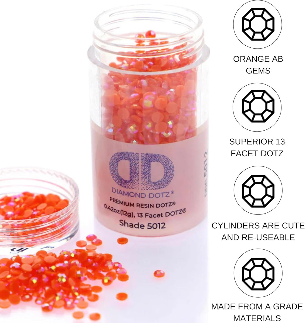 Diamon Dot 2.8M 12 Singl Cylinde ( Pack Orang A Freestyl Diamon Paintin Beads Diamon Ar Beads Replacemen Drills Loos Gem fo DI Craft an Ar Projects
