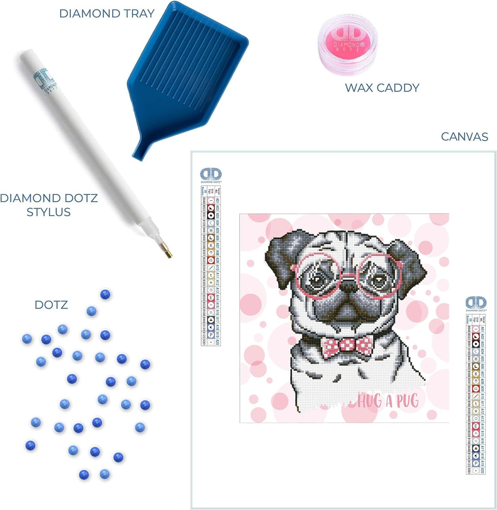 DIAMON DOT Hu Pu wit Fram Do Diamon Paintin Kit fo Adult Diamon Ar Kit Relaxin Creativ Craf Ki wit Dot Gem 13.7inchx13.7inch