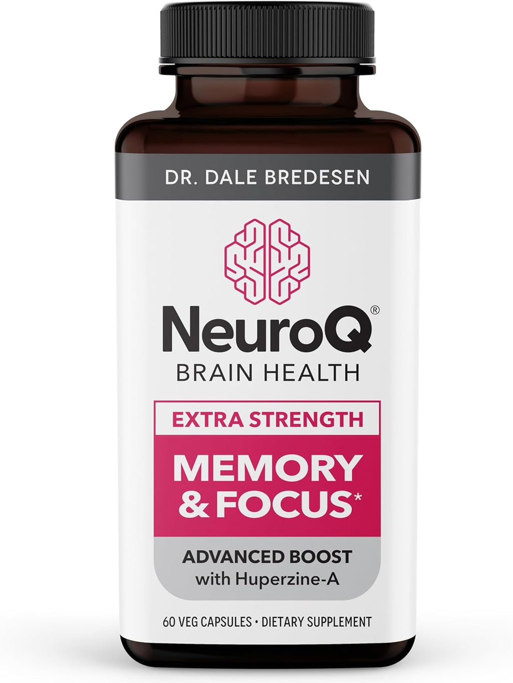 Neu Memory Focus - Boosts Cognitive Performance Brain Function - Neuroprotective Formula by Dr. Dale Bredesen - Gotu Kola Ginkgo Phosphatidylserine Propolis - 60 Capsules (Pack of 2)