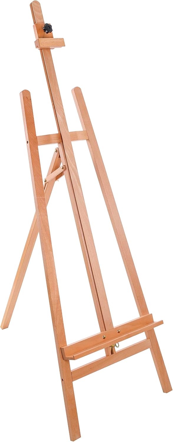 U.S Ar Suppl 64inc t 89inc L Joll Classi A-Fram Woo Easel Lyr Styl Studi Ease Woode Artist Floo Stand Sturdy Adjustabl Heigh t 48inc Canva Painting Drawing Sig Display