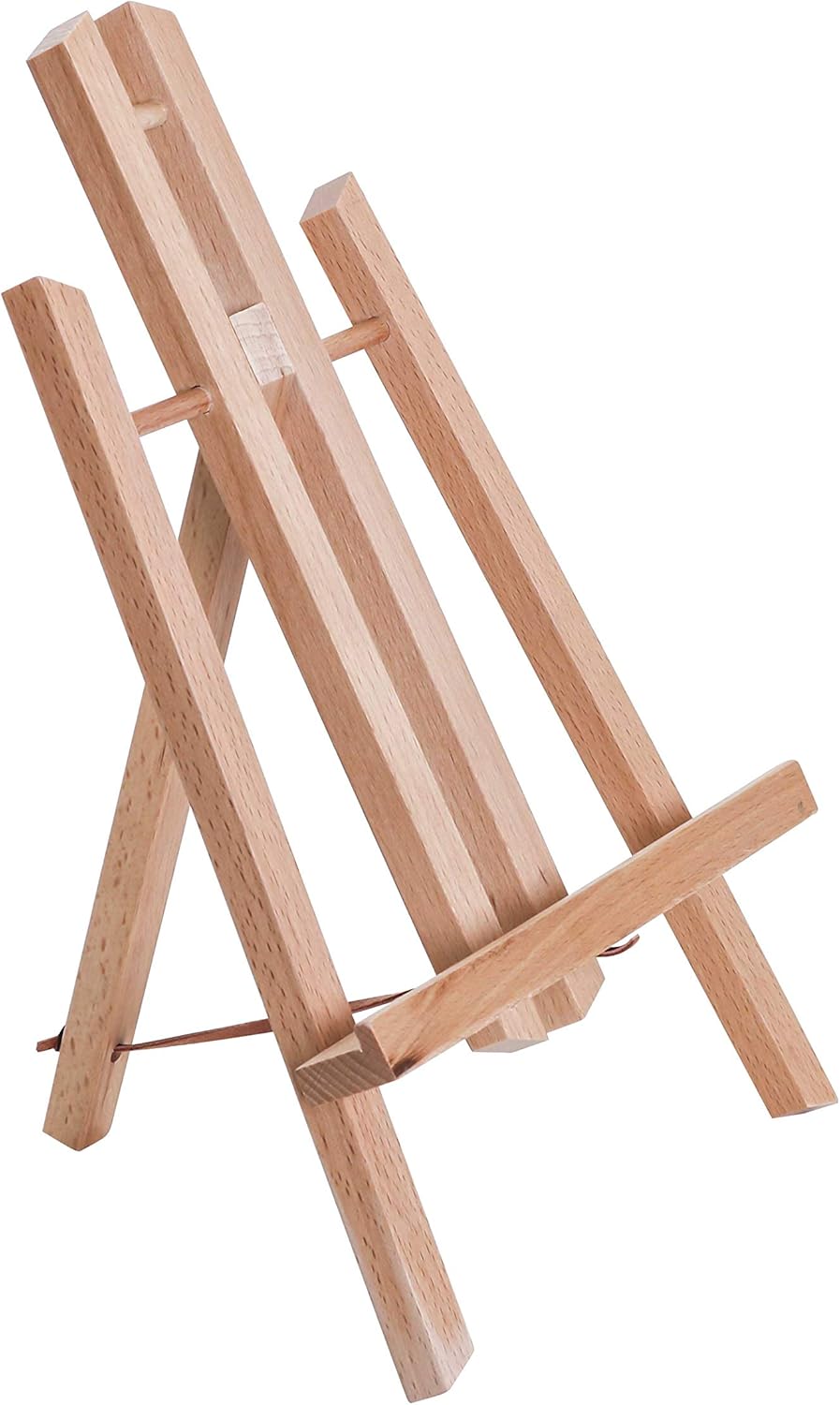 U.S. Art Supply 11inch Small Tabletop Display Easel - Beechwood Artist A-Frame Display Stand, Wooden Easel for Painting, Canvas Stand, (Pack of 1) Classrooms Events Photo Picture Sign Holder