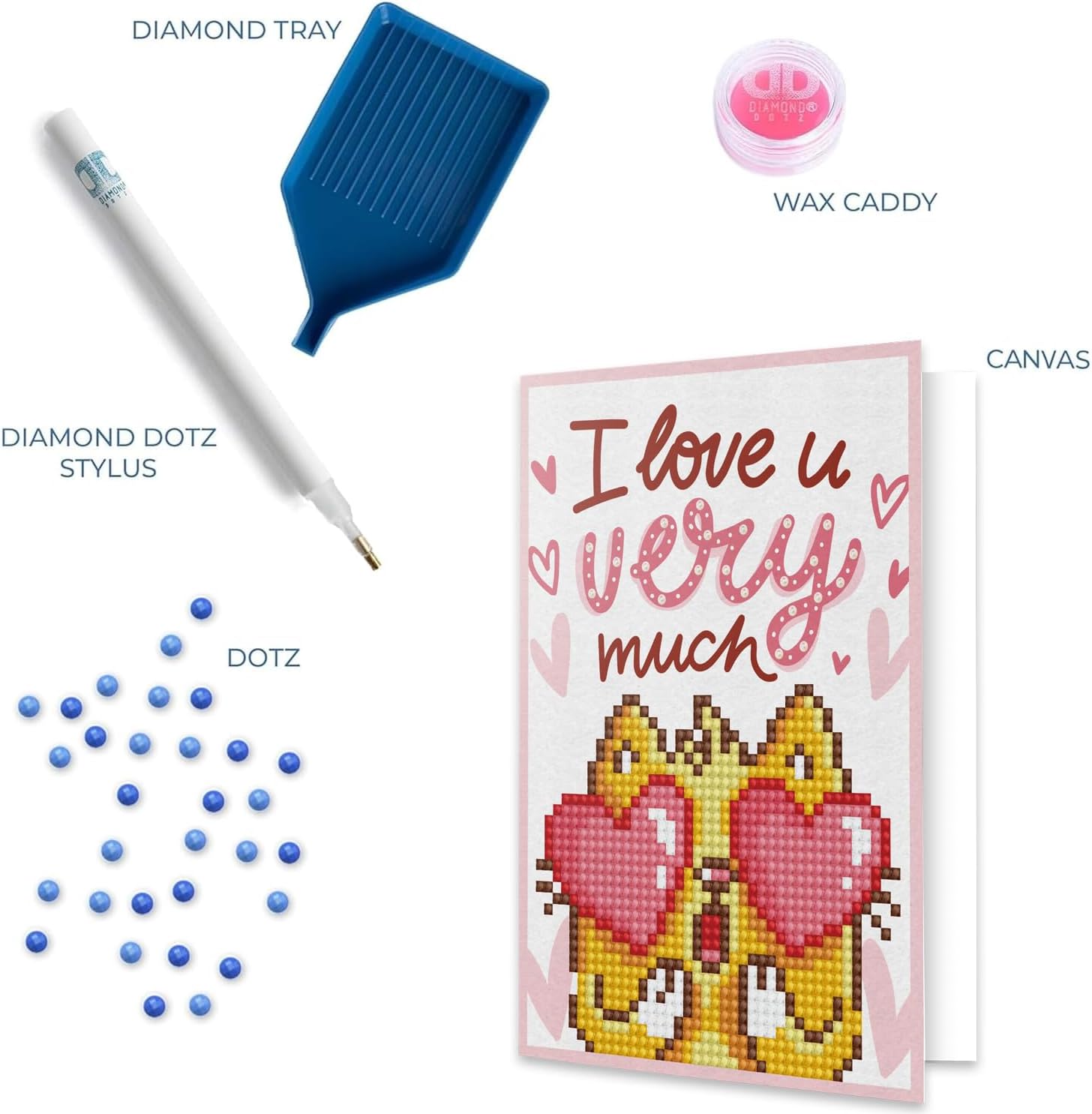 DIAMON DOT Lov Yo Car Diamon Paintin Kit fo Adult Diamon Ar Kit Relaxin Creativ Craf Ki wit Dot Gems