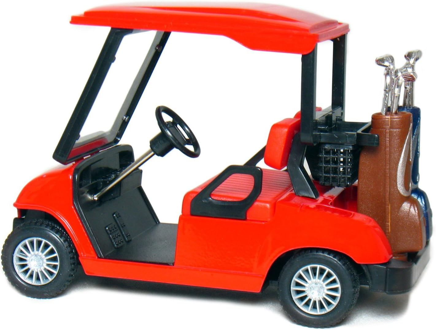KiNSFUN Golf Cart 4?inch Die Cast Metal Model Pullback Action Toy
