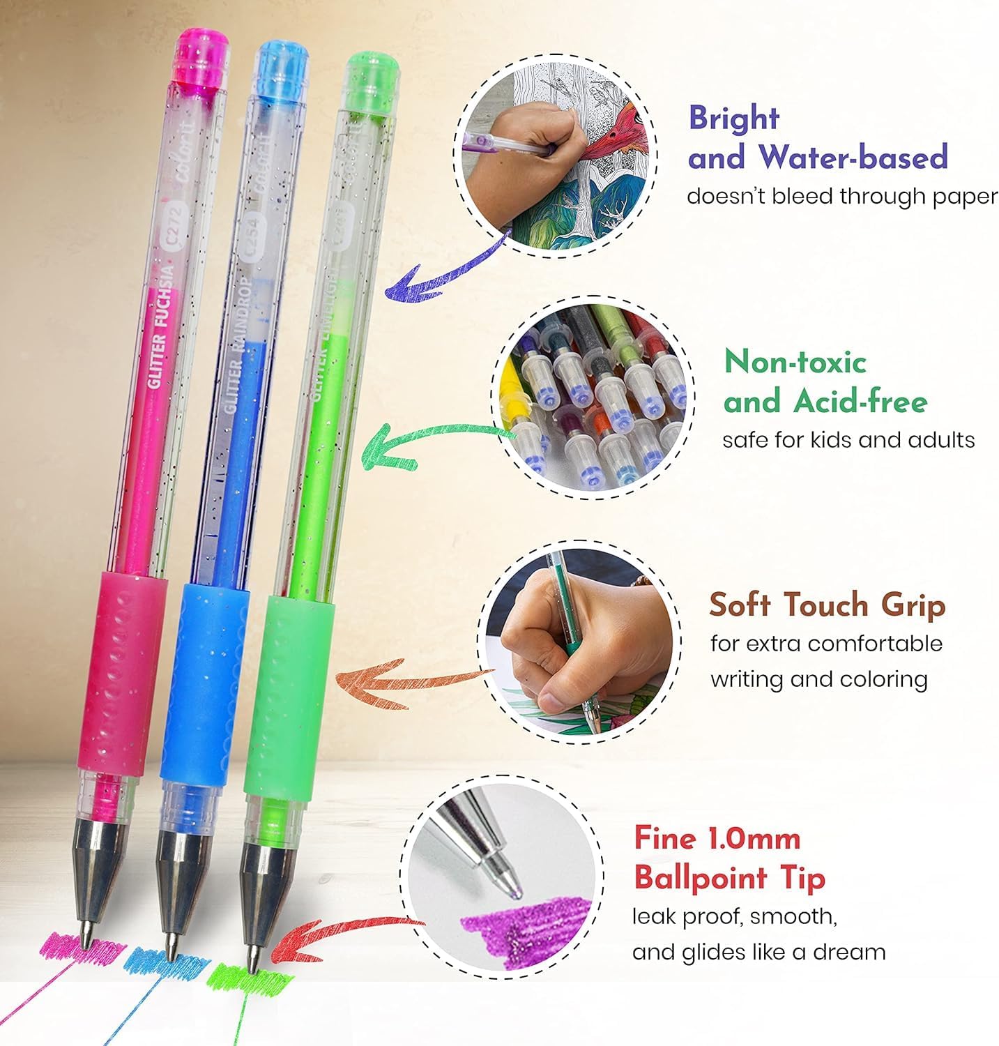 ColorI Ge Pen fo Colorin Book 9 Pac Wit Mandala t Color Volum I an Colorfu Pattern Spira Boun Adul Colorin Books 5 Original