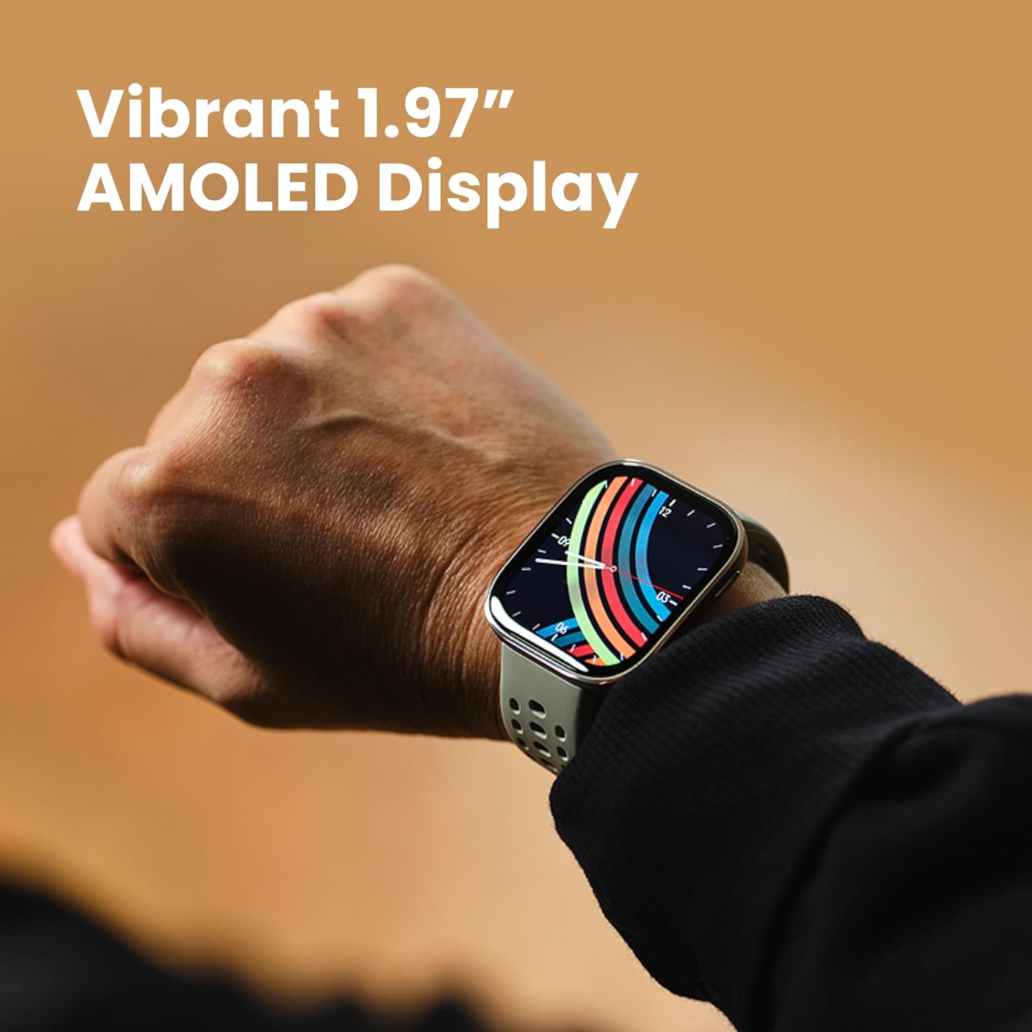 Amazfit Bip 6 Smart Watch 46mm, 14 Day Battery, 1.97inch AMOLED Display, GPS & Free Maps, AI, Bluetooth Call & Text, Health, Fitness & Sleep Tracker, 140+ Workout Modes, 5 ATM Water-Resistance, Red