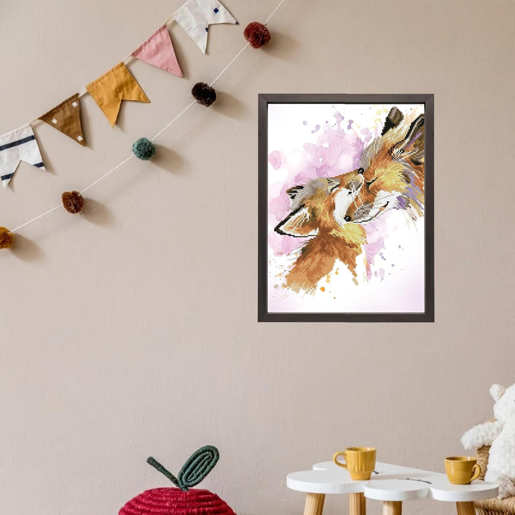 DIAMON DOT Fo Blis Anima Diamon Paintin Kit fo Adult Diamon Ar Kit Relaxin Creativ Craf Ki wit Dot Gem 16inchx20inch