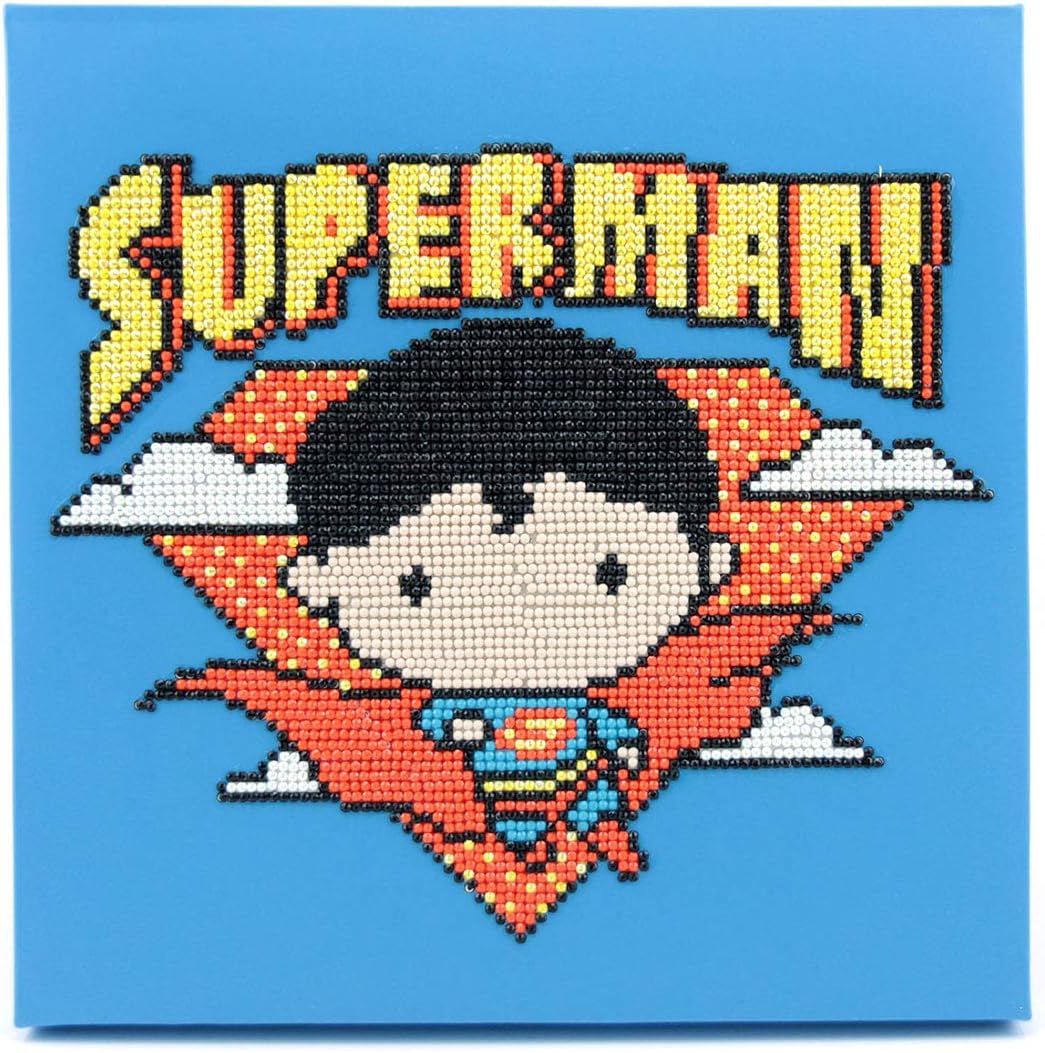 Diamon Dot Superma D Diamon Paintin Kit fo Adult Diamon Ar Kit Relaxin Creativ Craf Ki wit Dot Gem 11inc 11inch