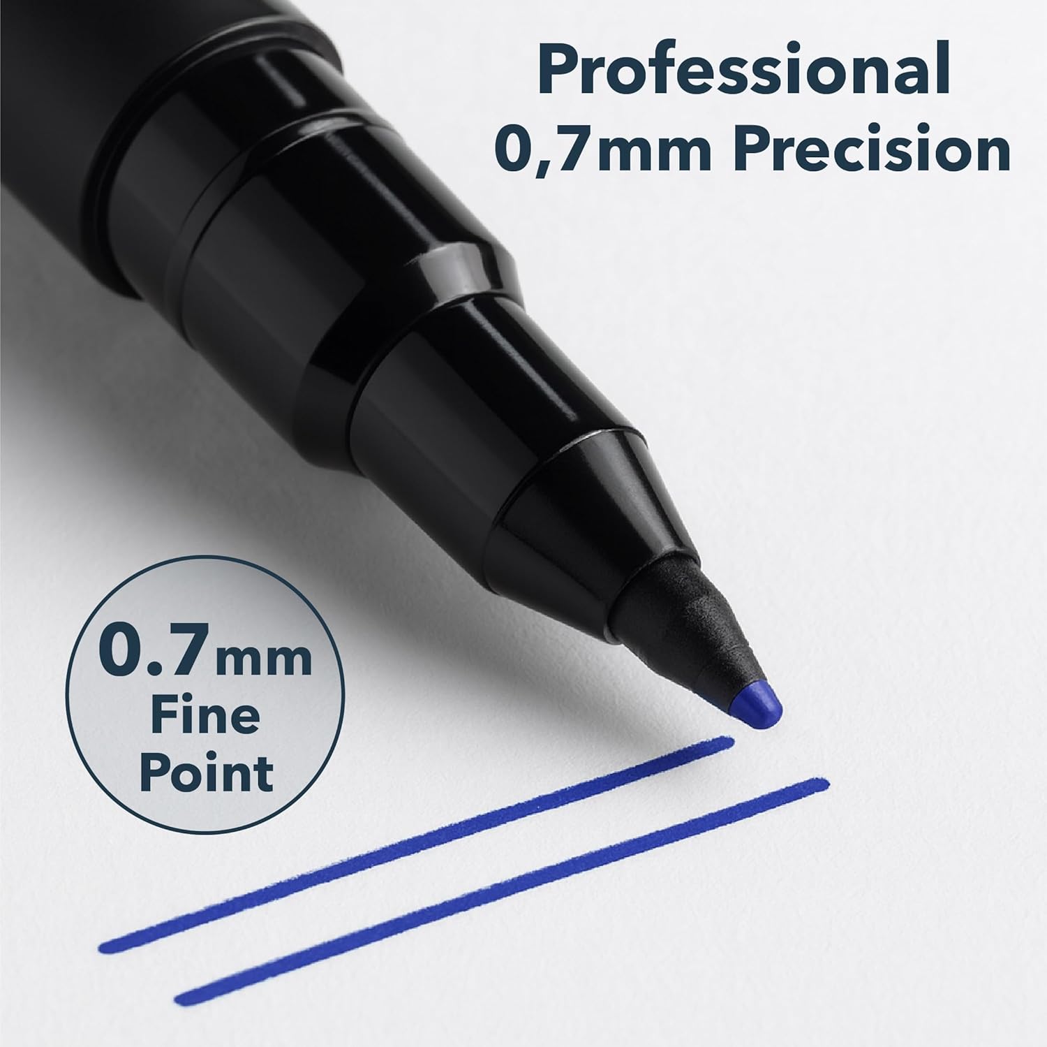 Mr Pen Fel Ti Pens Assorte Colors Pack 0.7mm Fin Fel Ti Pen Fin Point Journaling Not Taking Fas Dry Writing