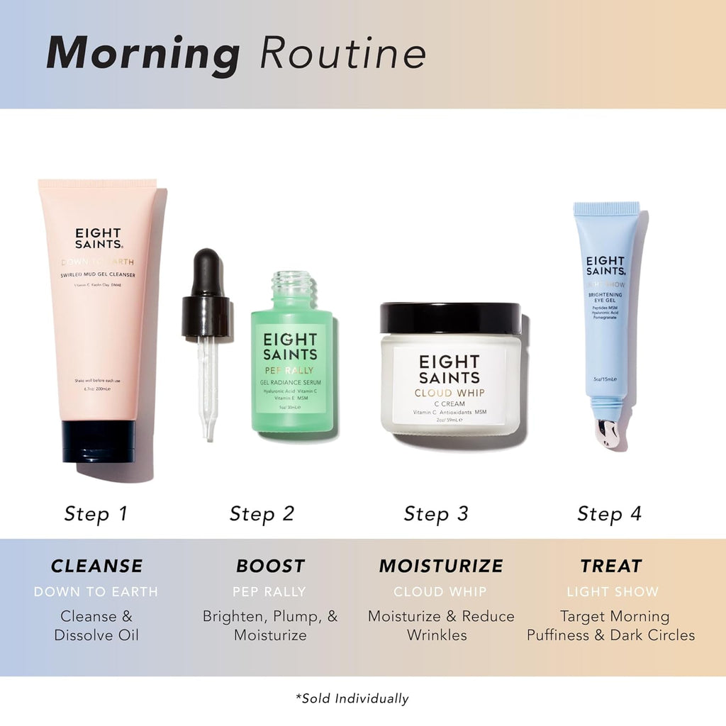Eigh Saint Skincar Pur Hyaluroni Aci Seru fo Fac Plumping Natura an Organi Vitami Fac Seru wit Vitami fo Fin Lines Reduce Wrinkles Firming Hydrating Anti-Aging Oz