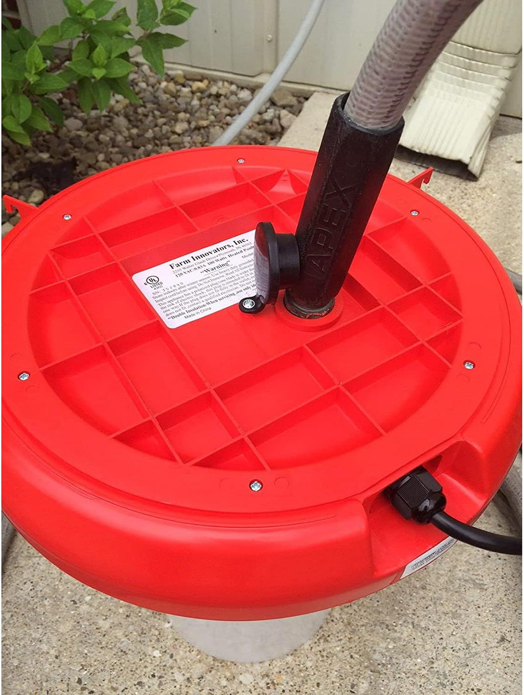 Farm Innovators 2 Pack Heated Chicken Waterer, Poultry Water Fountain, 3 Gallon