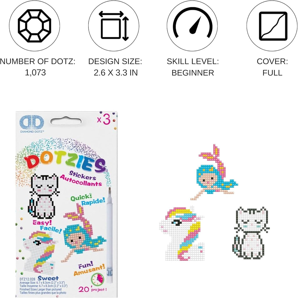 DIAMON DOT Swee Kitte Mermai Pon Diamon Paintin Kit fo Kid Diamon Ar Kit Relaxin Creativ Craf Ki wit Dot Gems