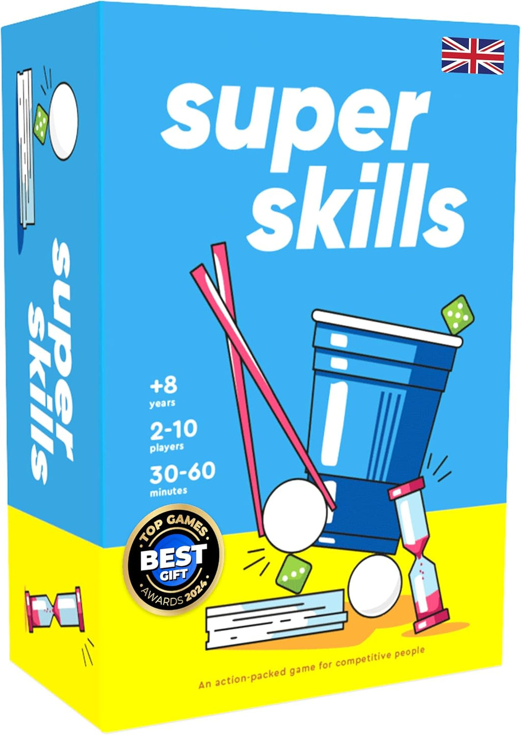 Supe Skill Actio Gam fo Competitiv Peopl Bea You Friend a 12 Challenge Fu Grou Activit fo Famil Nigh o Part wit Kids Teen