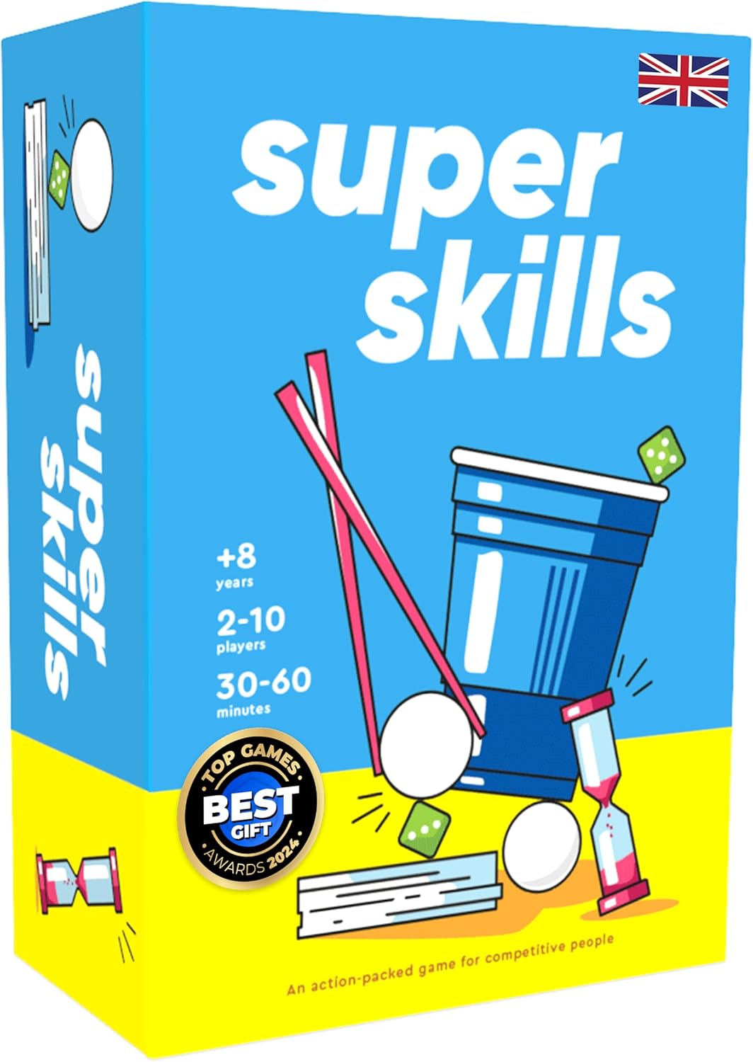 Supe Skill Actio Gam fo Competitiv Peopl Bea You Friend a 12 Challenge Fu Grou Activit fo Famil Nigh o Part wit Kids Teen