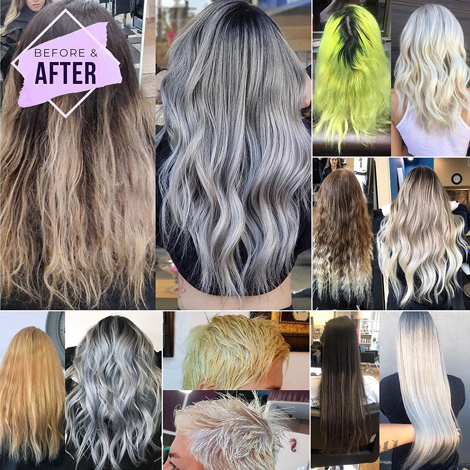 Fanol N Yello Purpl Shampo Purpl Colo Depositin Shampo fo Blondes Bleache Gre Hai Formulate wit Viole Pigmen t Remov Brass Tone fro Hai (11.8 F oz)