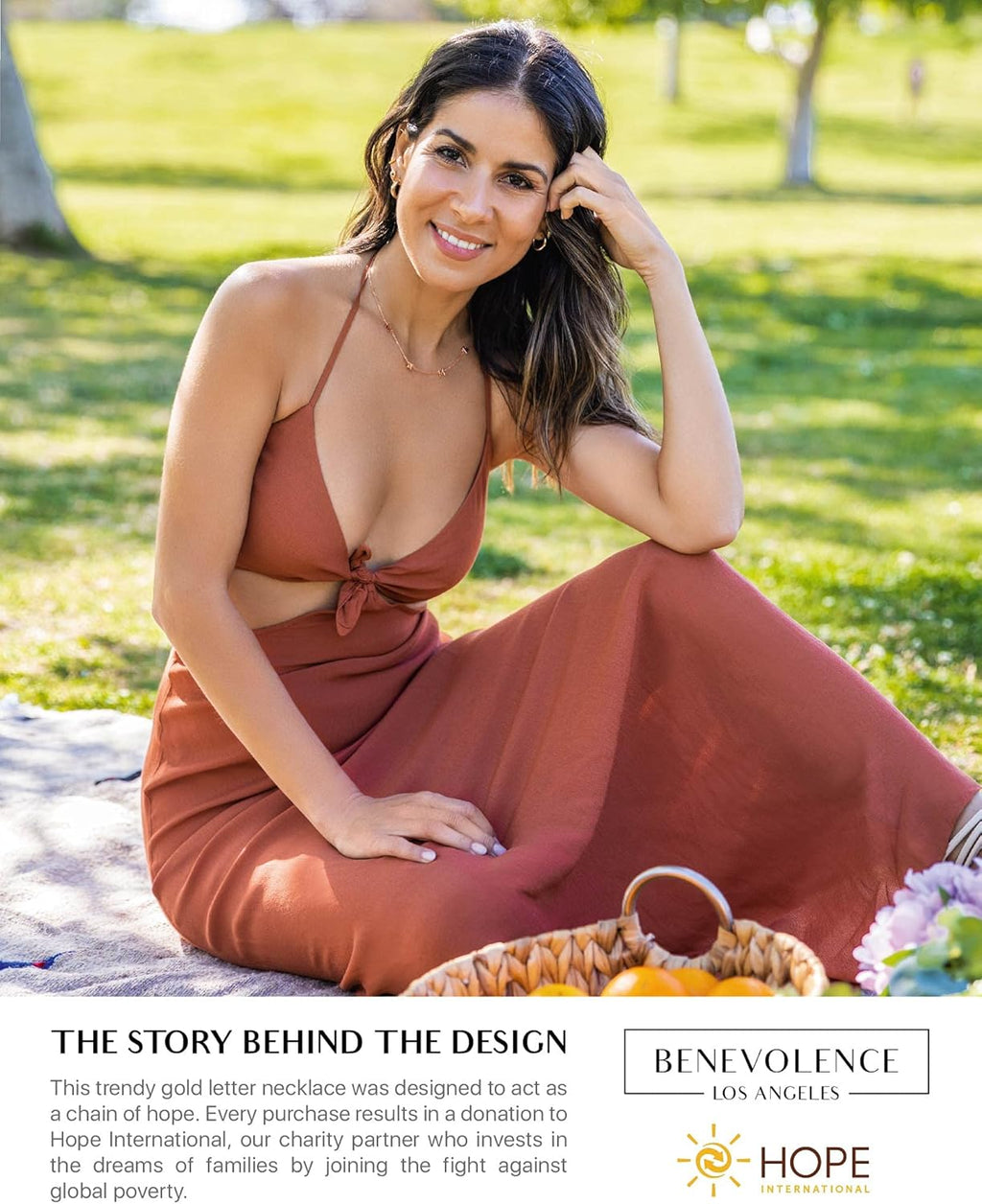 Benevolence LA Mama Necklace, Gold Dipped Fashion Jewelry | Gifts for New Mom | Gold Mom Necklace | Birthday Gifts | Travel Accessories for Women, Designed in California