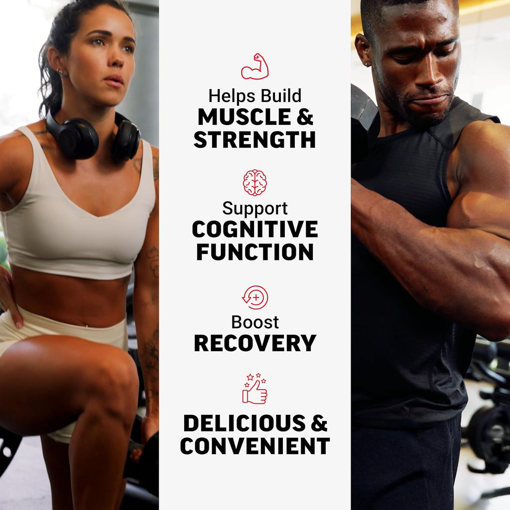 Force Factor Creatine Monohydrate Gummies, 5g Dose for Men Women to Support Muscle, Strength, Recovery, Cognitive Health Memory, Mixed Berry, 150 Gummies