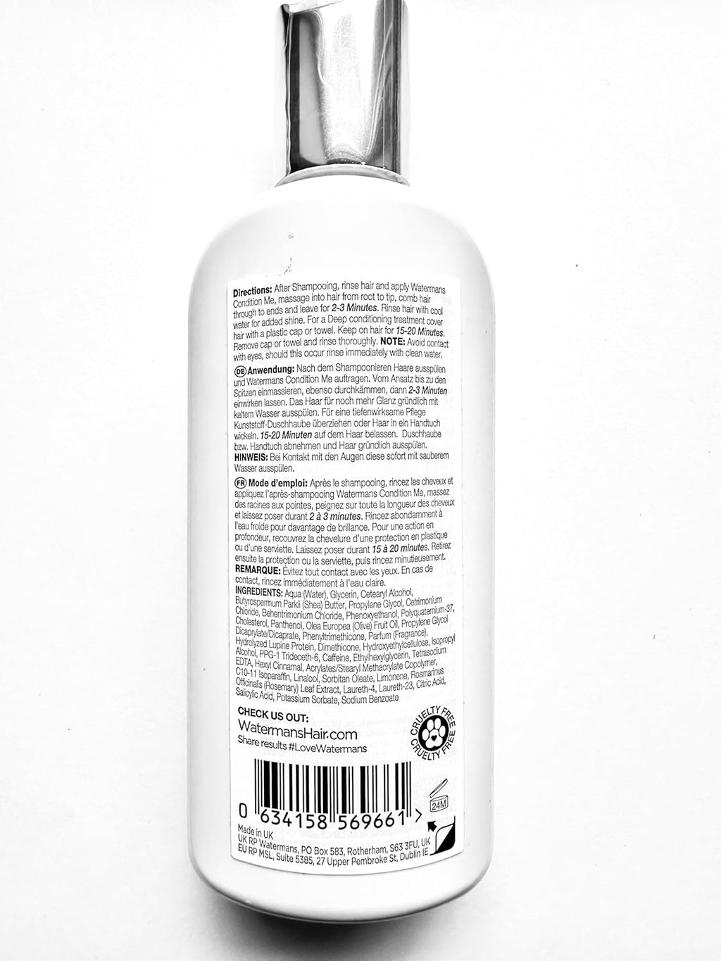 Waterman Hai Growt Repai Conditioner Boost Hai Growt Improve Density Bioti Niacinamid Infuse fo Thicker Healthie Hair Dee Hydration Anti-Friz Breakag Defense Sulfate-Free