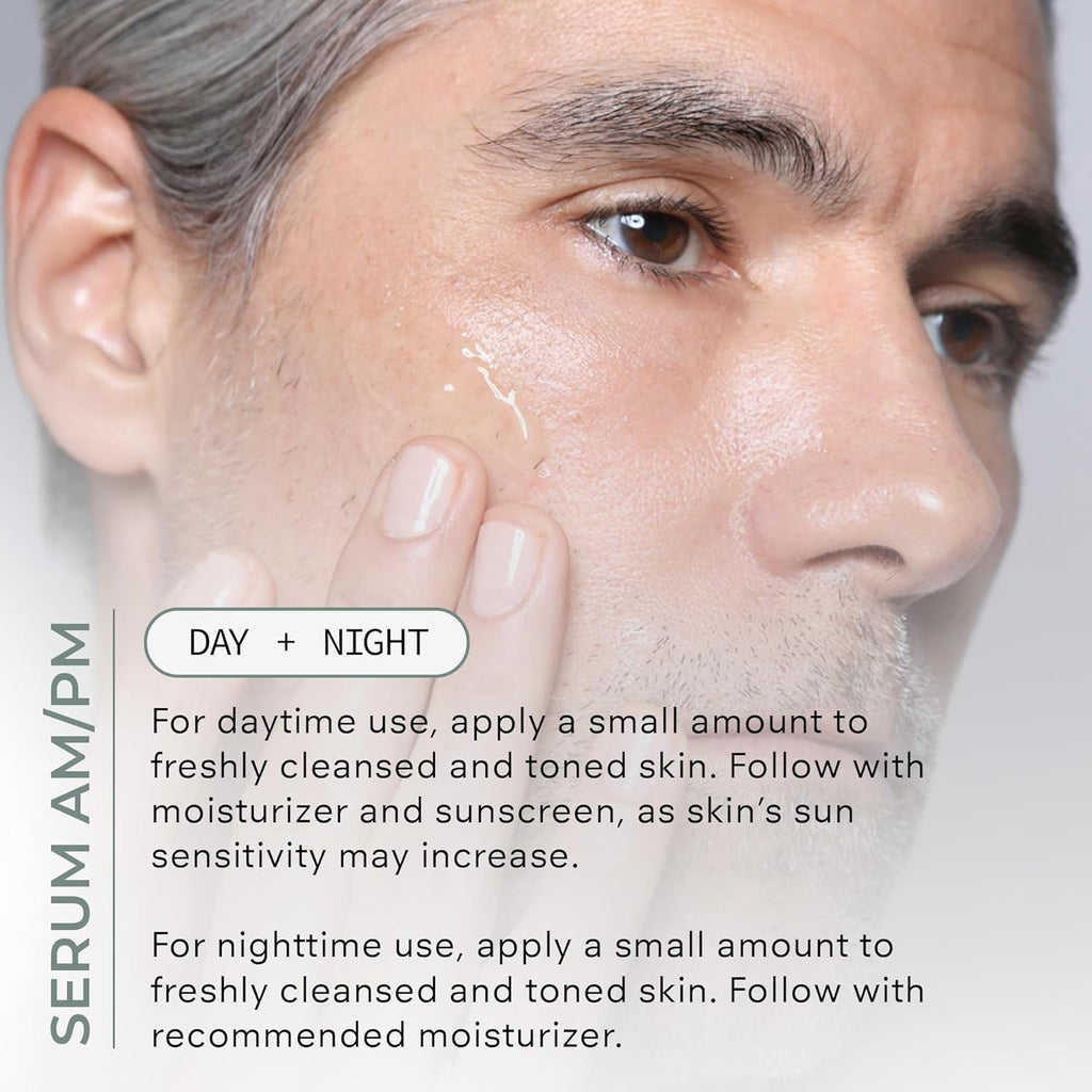 COSMEDI Simpl Brillian 24/ Brightenin Fac Seru Exfoliatin Facia Seru fo Fin Lines Wrinkle Uneve Ski Ton Gentl Firmin Skincar fo Brighter-Lookin Ski Natura Glow