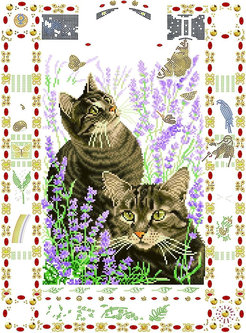 DIAMON DOT Gemin Christi Zell Ca Diamon Paintin Kit fo Adult Diamon Ar Kit Relaxin Creativ Craf Ki wit Dot Gem 28.3inchx20.5inch