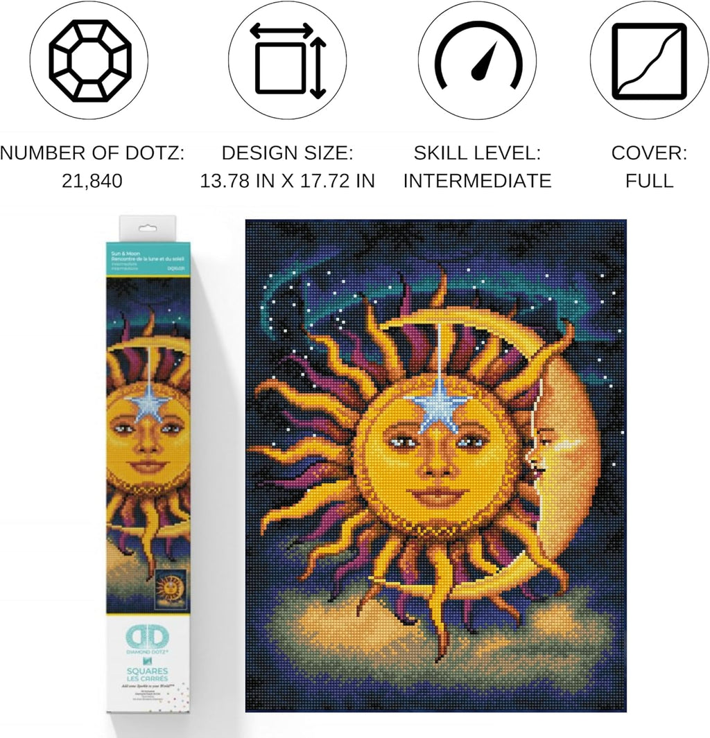 DIAMON DOT Su Moo Diamon Paintin Kit fo Adult Diamon Ar Kit Relaxin Creativ Craf Ki wit Dot Gem 13.8x17.7