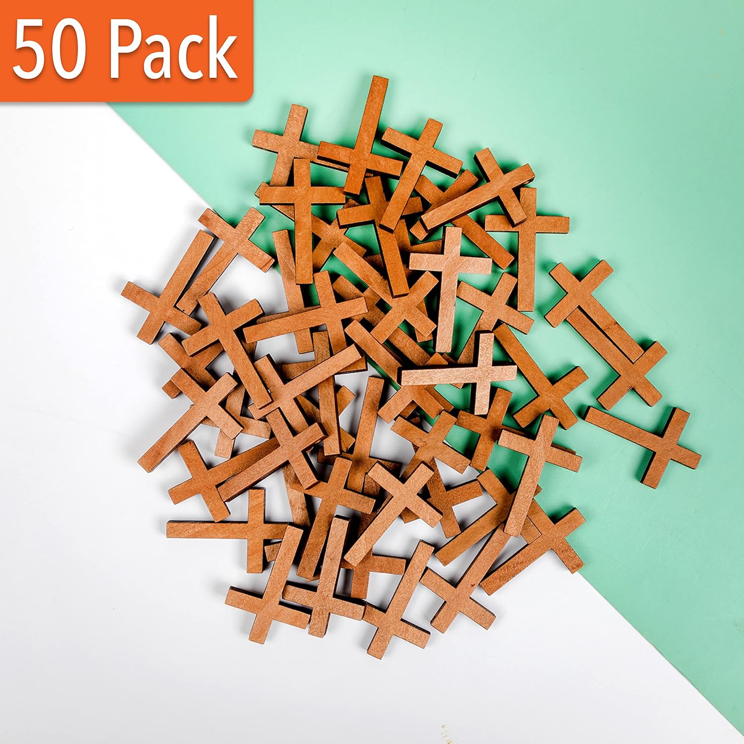 Woode Crosses 1.2x1.7 Inches 5 Pack Smal Woode Crosses Woo Crosse fo Crafts Smal Cros Pendant