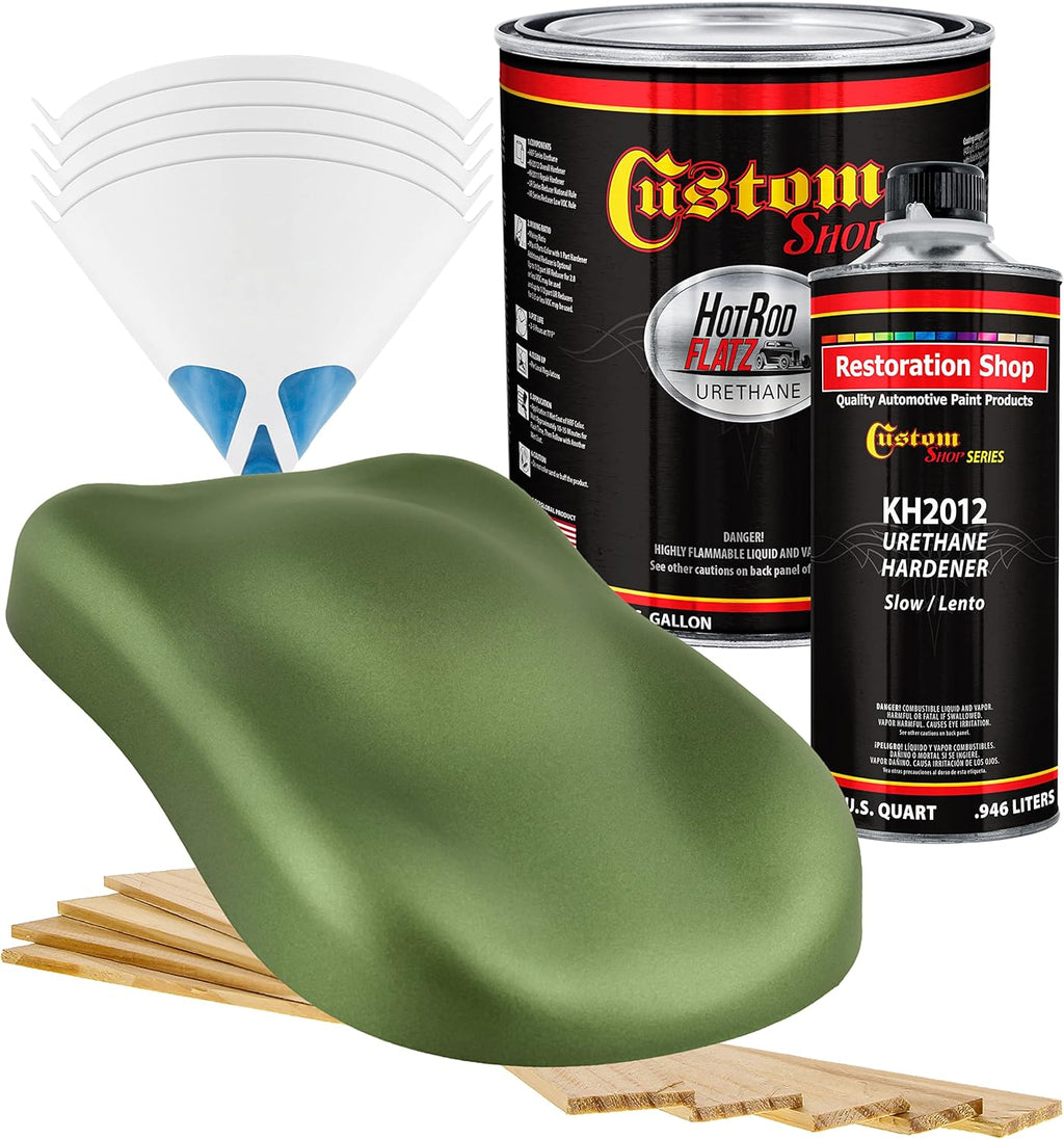 Custo Sho Mediu Gree Metalli Ho Ro Flat Fla Matt Sati Urethan Aut Pain Complet Gallo Pain Ki Professiona Lo Shee Automotive Ca Truc Coating 4: Mi Ratio